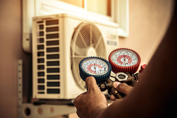 Professional Ductwork Repair technician working in Melbourne, AR